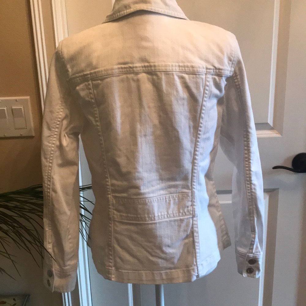 J Jill white Jean Jacket!🌼🌼🌼 - Picture 2 of 4
